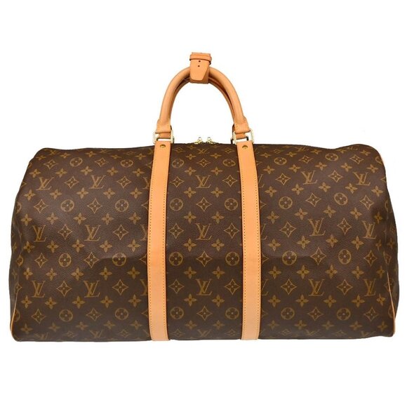 Louis Vuitton Monogram Keepall 55 Travel Duffle Handbag M41424 FL1001 XX92192 - Picture 1 of 10
